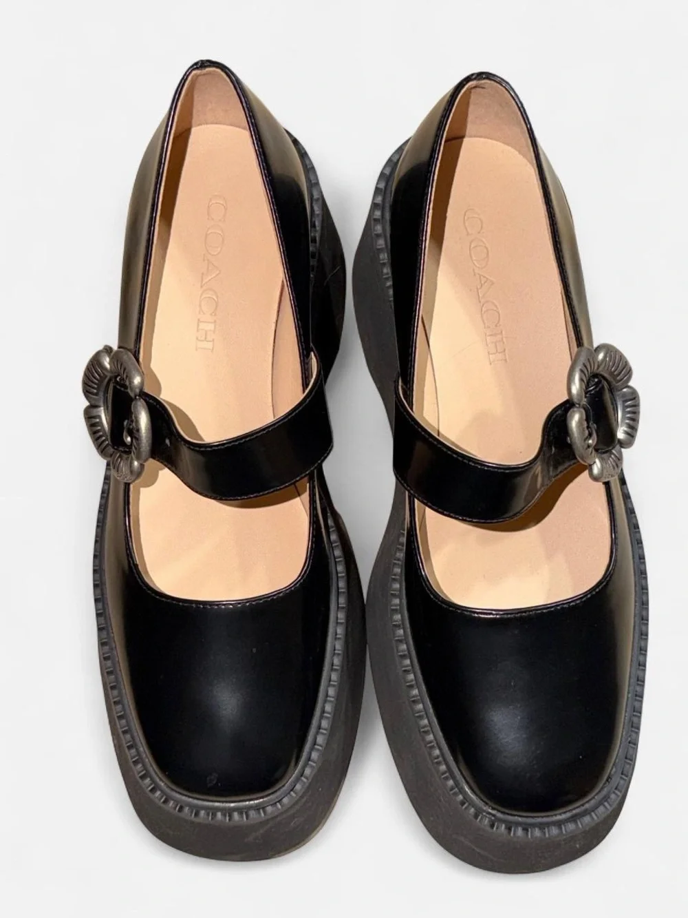 Coach Mary Jane flats size 5